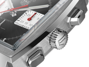  Shop Authentic Tag Heuer Monaco Automatic Chronograph Black Dial Silver Steel Strap Watch for Men - CBL2113.BA0644 - Luxxuri