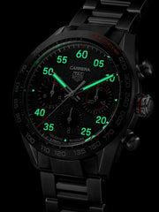 Shop Authentic Tag Heuer Carrera Porsche Chronograph Grey Dial Silver Steel Strap Watch for Men - CBN2A1F.BA0643 - Luxxuri