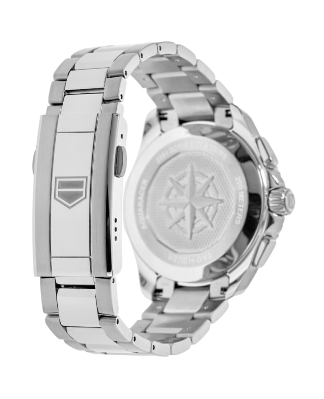  Shop Authentic Tag Heuer Aquaracer Professional 200 Date White Dial Silver Steel Strap Watch for Men - CBP1111.BA0627 - Luxxuri