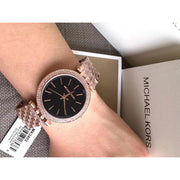  Shop Authentic Michael Kors Darci Black Dial Rose Gold Steel Strap Watch for Women - MK3402 - Luxxuri