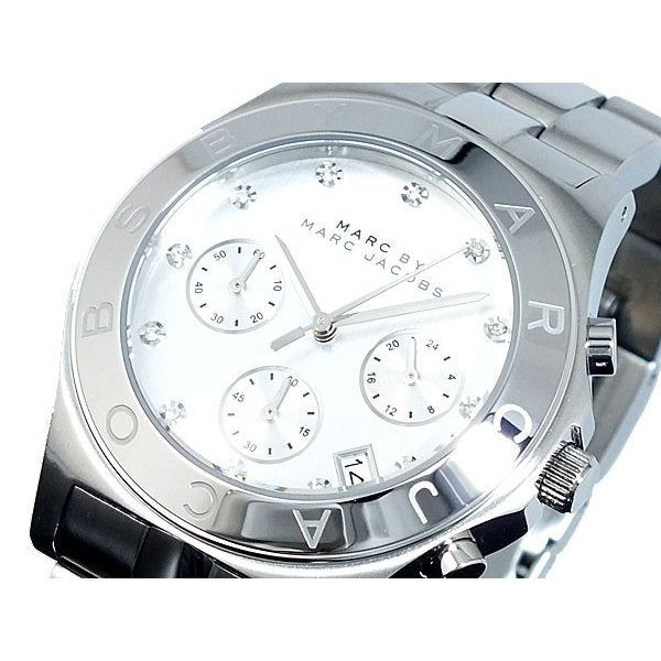  Shop Authentic Marc Jacobs Blade White Dial SIlver Steel Strap Watch for Women - MBM3100 - Luxxuri