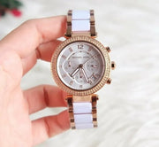  Shop Authentic Michael Kors Parker White Dial Two Tone Steel Strap Watch for Women - MK5774 - Luxxuri