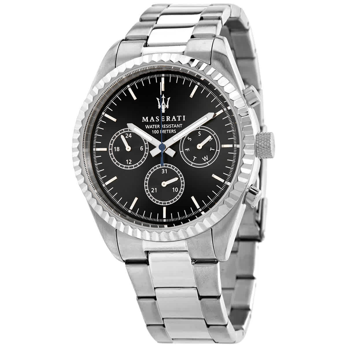  Shop Authentic Maserati Competizione Chronograph Quartz Black Dial Watch For Men - R8853100023 - Luxxuri