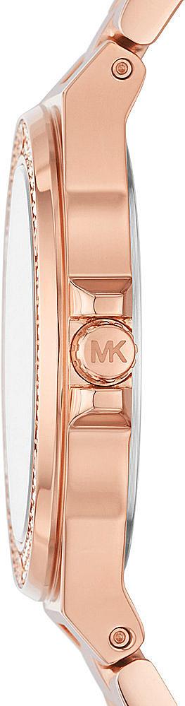  Shop Authentic Michael Kors Lennox Three Hand Silver Dial Rose Gold Steel Strap Watch For Women - MK7279 - Luxxuri