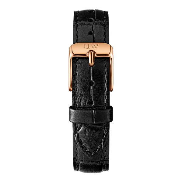  Shop Authentic Daniel Wellington Petite Reading White Dial Black Leather Strap Watch For Women - DW00100173 - Luxxuri