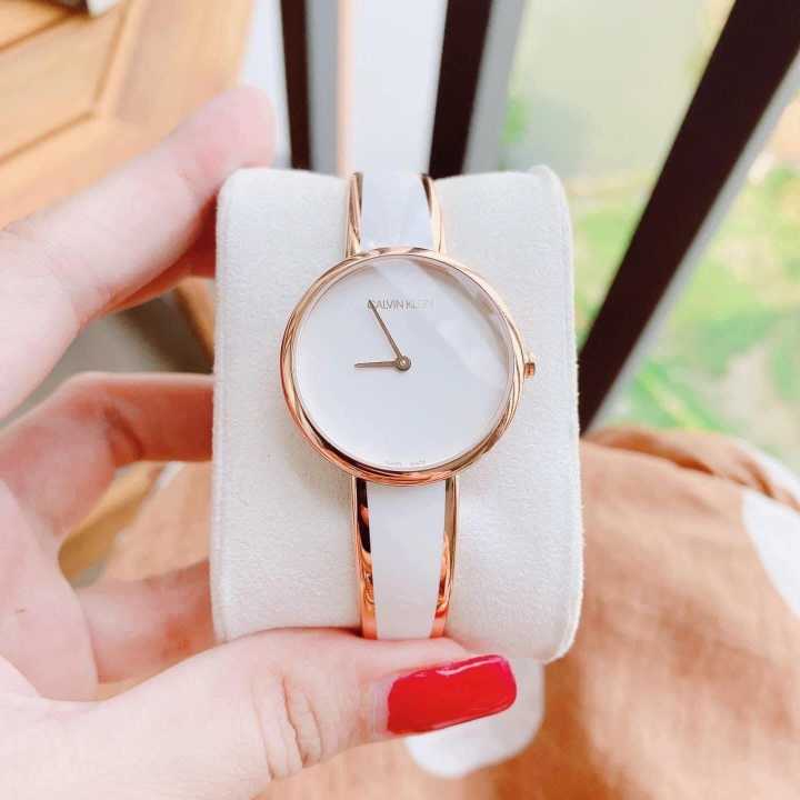  Shop Authentic Calvin Klein Seduce White Dial Two Tone Steel Strap Watch for Women - K4E2N616 - Luxxuri