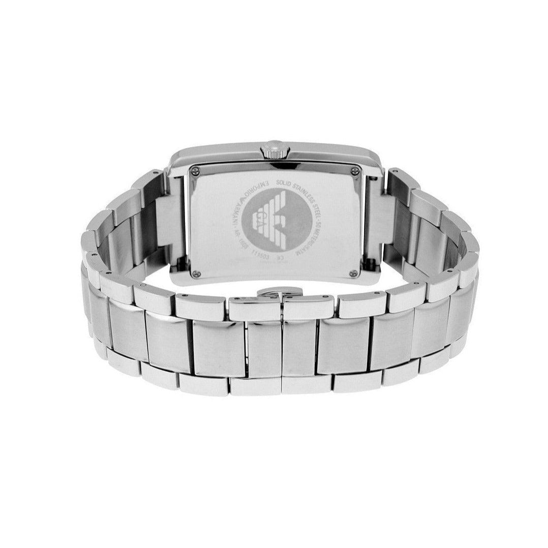  Shop Authentic Emporio Armani Classic Analog Black Dial Silver Steel Strap Watch For Men - AR1608 - Luxxuri