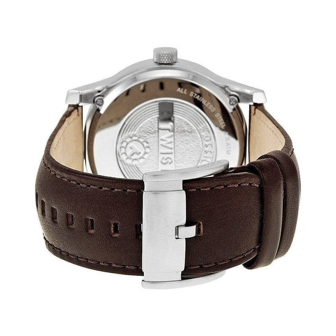  Shop Authentic Fossil Twist Chronograph Multifunction Taupe Dial Brown Leather Strap Watch for Men - ME1098 - Luxxuri