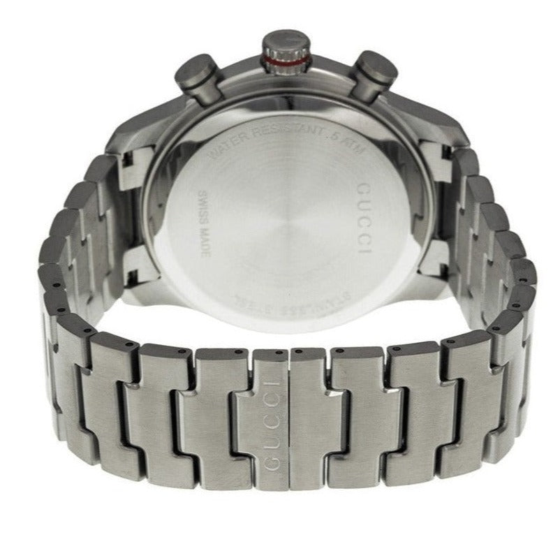  Shop Authentic Gucci G Timeless Brown Dial Silver Steel Strap Watch For Men - YA126248 - Luxxuri