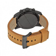  Shop Authentic Marc Jacobs Larry Chronograph Black Dial Brown Leather Strap Watch for Men - MBM5053 - Luxxuri