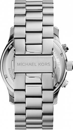  Shop Authentic Michael Kors Stop Hunger Chronograph Blue Dial Silver Steel Strap Watch for Men - MK8314 - Luxxuri