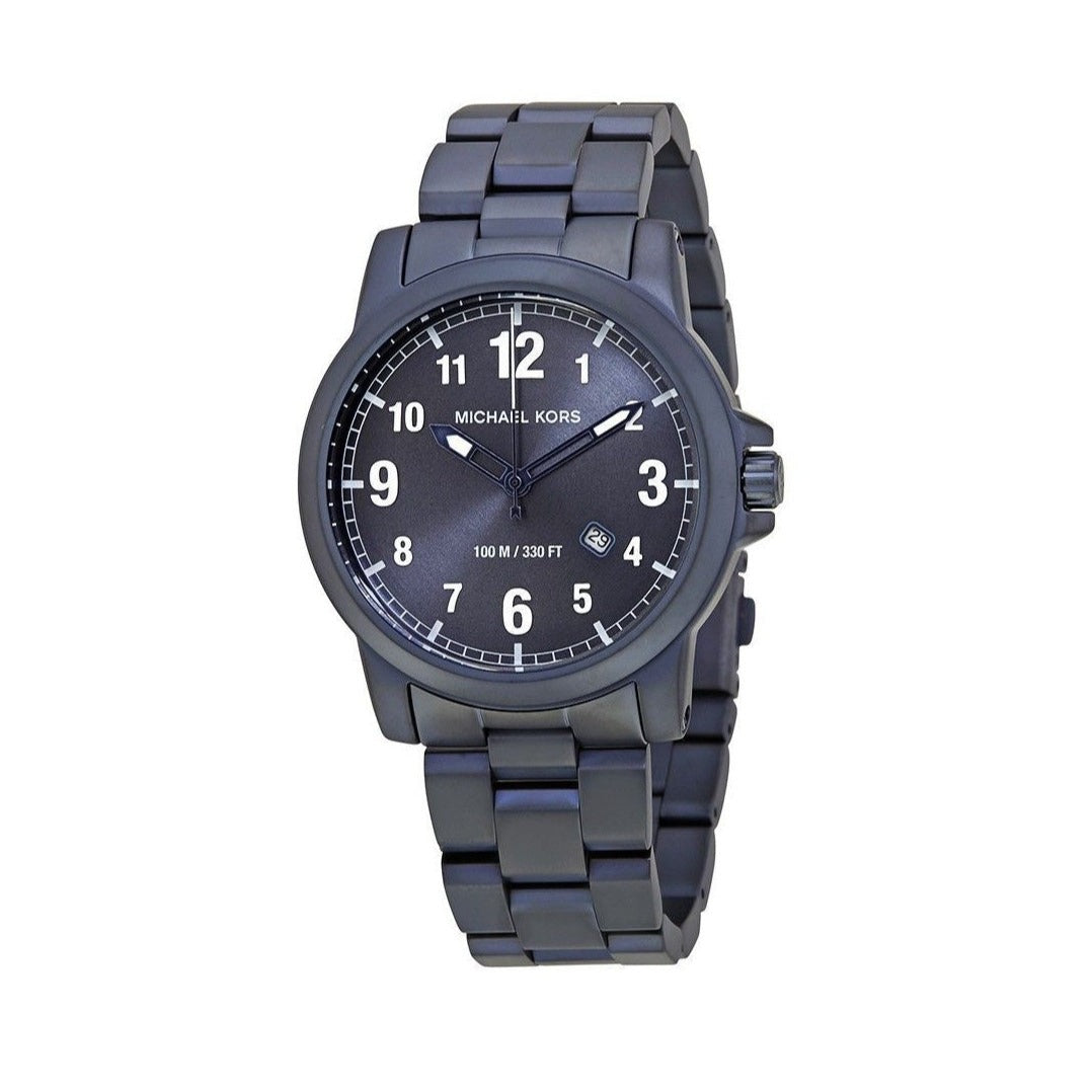  Shop Authentic Michael Kors Paxton Quartz Blue Dial Blue Steel Strap Watch For Men - MK8533 - Luxxuri