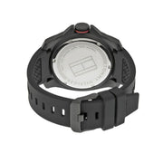  Shop Authentic Tommy Hilfiger Windsurf Black Dial Black Rubber Strap Watch for Men- 1791114 - Luxxuri
