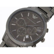  Shop Authentic Emporio Armani Classic Chronograph Grey Dial Grey Steel Strap Watch For Men - AR2454 - Luxxuri