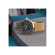  Shop Authentic Guess Delancy Black Dial Gold Mesh Bracelet Watch for Men - W0871G2 - Luxxuri