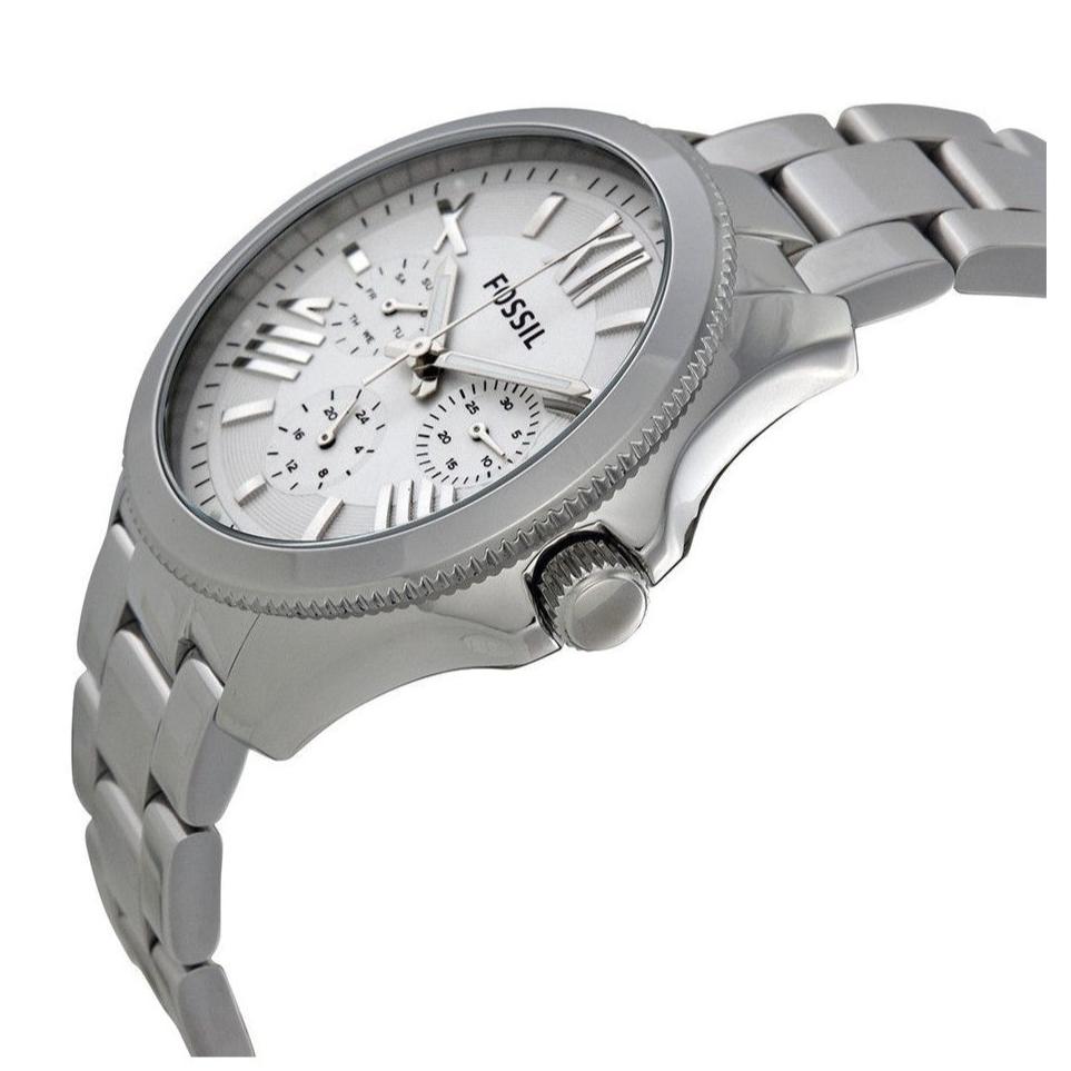  Shop Authentic Fossil Cecile Multifunction Silver Dial Silver Steel Strap Watch for Women - AM4509 - Luxxuri