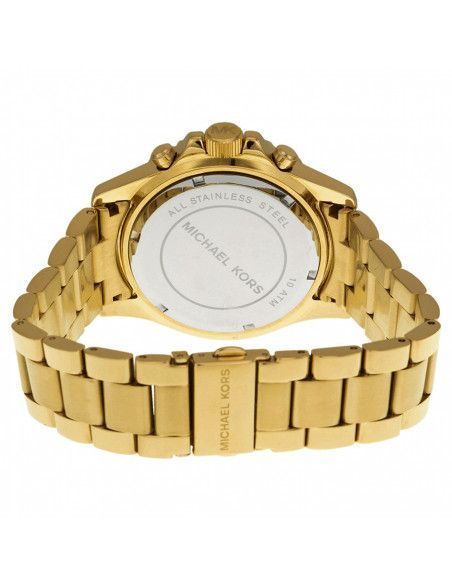  Shop Authentic Michael Kors Everest Chronograph Blue Dial Gold Steel Strap Watch for Women - MK5754 - Luxxuri
