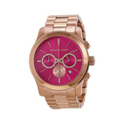  Shop Authentic Michael Kors Runway Pink Dial Rose Gold Steel Strap Watch for Women - MK5931 - Luxxuri