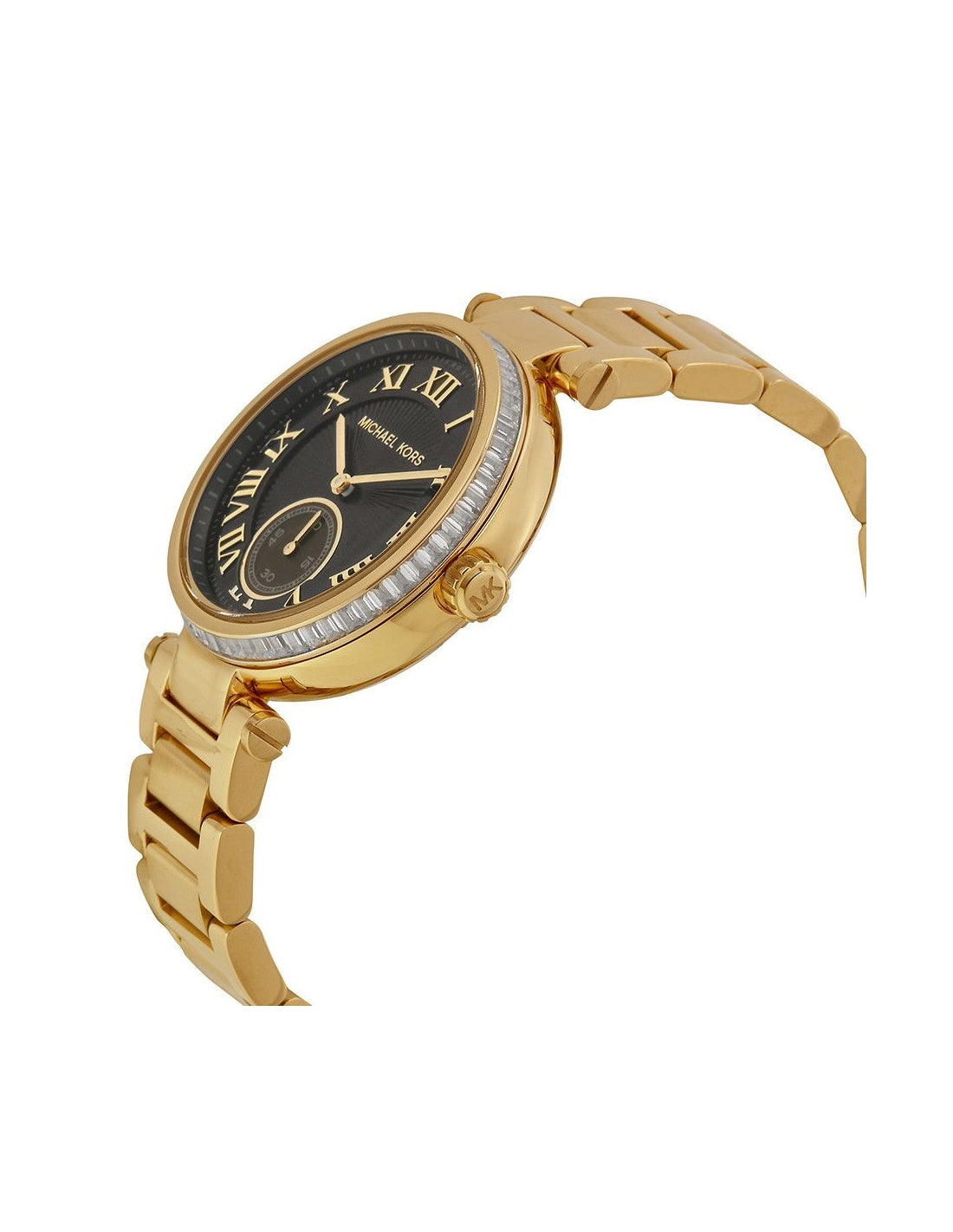  Shop Authentic Michael Kors Skylar Black Dial Gold Steel Strap Watch for Women - MK5989 - Luxxuri