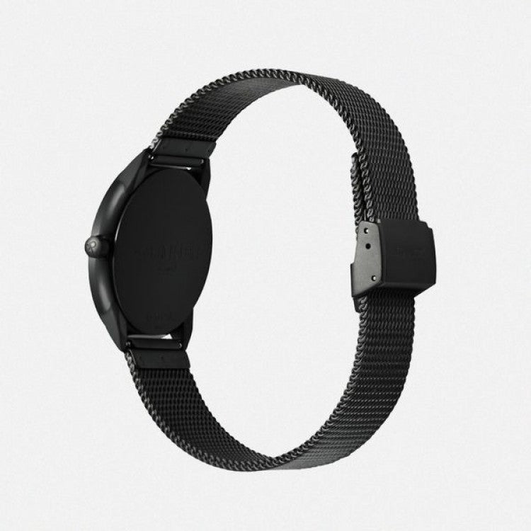  Shop Authentic Calvin Klein Minimal Black Dial Black Mesh Bracelet Watch for Women - K3M5245X - Luxxuri