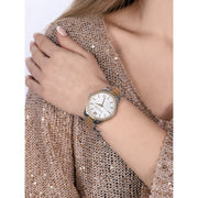  Shop Authentic Michael Kors Layton Quartz Silver Dial Two Tone Steel Strap Watch For Women - MK6899 - Luxxuri