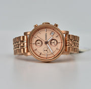  Shop Authentic Fossil Boyfriend Chronograph Rose Gold Dial Rose Gold Steel Strap Watch for Women - ES3380 - Luxxuri