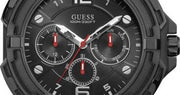  Shop Authentic Guess Genesis Quartz Black Dial Black Silicone Strap Watch For Men - W1254G2 - Luxxuri