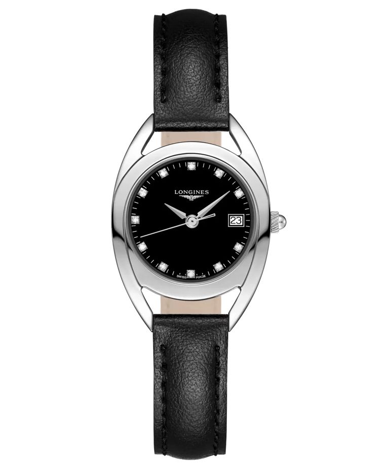  Shop Authentic Longines Equestrian Quartz Diamond Black Dial Watch for Women - L6.136.4.57.0 - Luxxuri