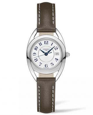  Shop Authentic Longines Equestrian Mother of Pearl Dial Brown Leather Strap Watch for Women - L6.136.4.87.2 - Luxxuri