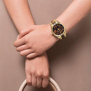  Shop Authentic Michael Kors Slim Runway Tortoise Shell Dial Two Tone Steel Strap Watch for Women - MK4284 - Luxxuri