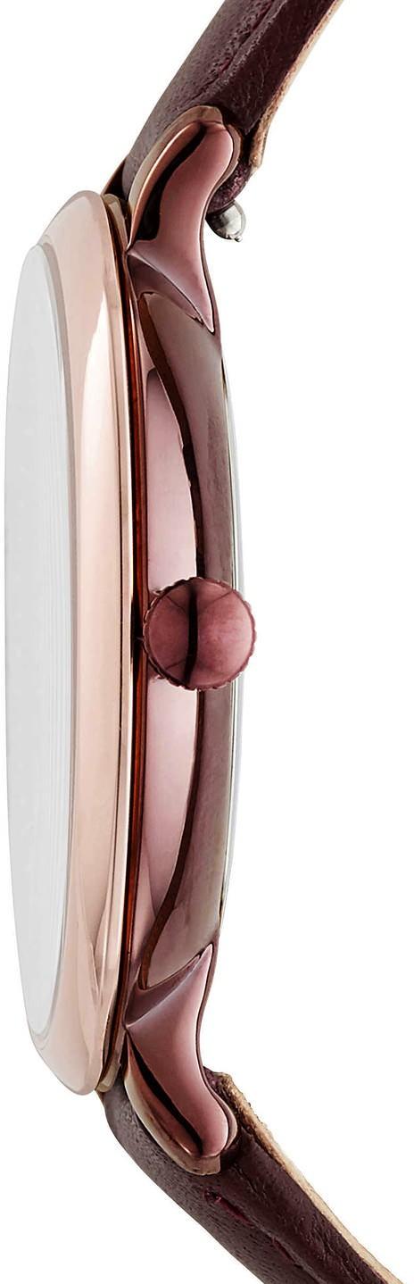  Shop Authentic Fossil Jacqueline Burgundy Dial Burgundy Leather Strap Watch for Women  - ES4099 - Luxxuri