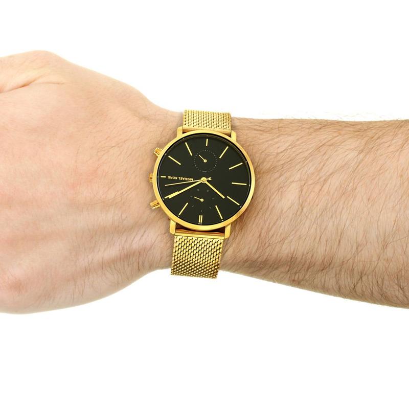  Shop Authentic Michael Kors Jaryn Black Dial Gold Steel Strap Watch for Men - MK8503 - Luxxuri