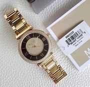  Shop Authentic Michael Kors Catlin Black Dial Rose Gold Steel Strap Watch for Women - MK3339 - Luxxuri