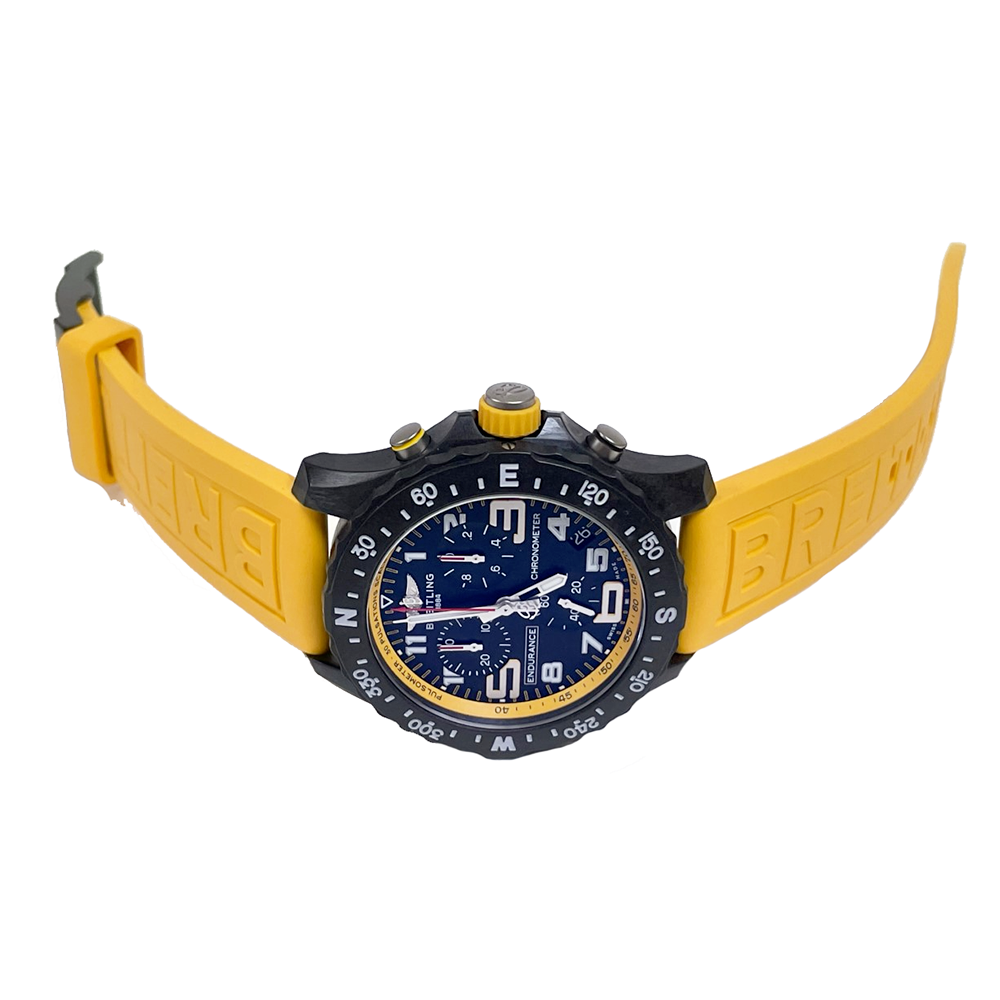  Shop Authentic Breitling Endurance Pro Black Dial Yellow Rubber Strap Watch for Men - X82310A41B1S1 - Luxxuri