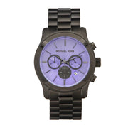  Shop Authentic Michael Kors Runway Chronograph Purple Dial Black Steel Strap Watch For Women - MK5954 - Luxxuri