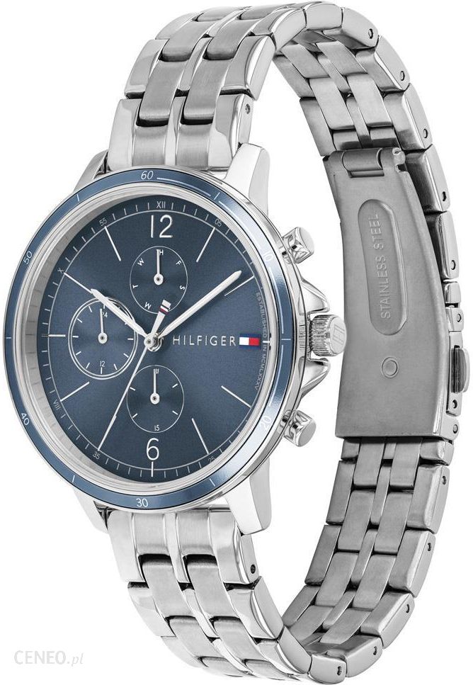  Shop Authentic Tommy Hilfiger Casual Quartz Blue Dial Silver Steel Strap Watch For Women - 1782188 - Luxxuri