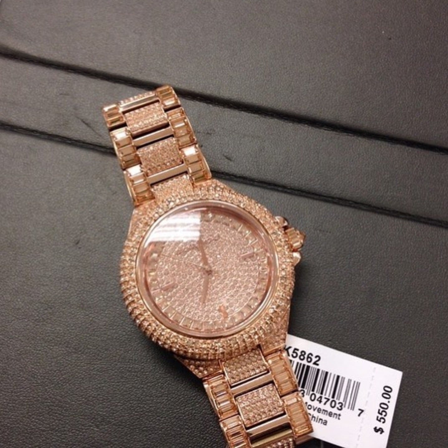  Shop Authentic Michael Kors Camille Crystal Rose Gold Dial Rose Gold Steel Strap Watch for Women - MK5862 - Luxxuri