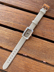  Shop Authentic Swarovski Uptown Crystal Grey Dial Grey Leather Strap Watch for Women - 5547716 - Luxxuri
