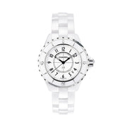  Shop Authentic Chanel J12 Ceramic White Dial White Steel Strap Watch for Women - J12 H0968 - Luxxuri