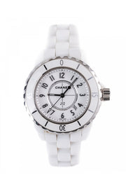  Shop Authentic Chanel J12 Ceramic White Dial White Steel Strap Watch for Women - J12 H0968 - Luxxuri