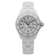  Shop Authentic Chanel J12 Ceramic White Dial White Steel Strap Watch for Women - J12 H0968 - Luxxuri