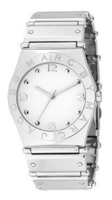  Shop Authentic Marc Jacobs Amy White Dial Silver Steel Strap Watch for Women - MBM8518 - Luxxuri