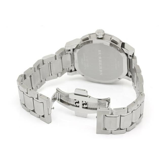  Shop Authentic Burberry The City Blue Dial Silver Steel Strap Watch for Men - BU9363 - Luxxuri
