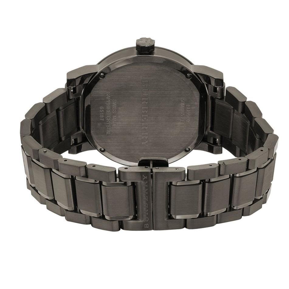 Shop Authentic Burberry The City Black Dial Black Steel Strap Watch for Men - BU9902 - Luxxuri
