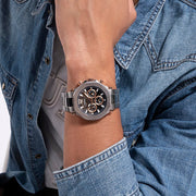  Shop Authentic Guess Edge Chronograph Black Dial Silver Steel Strap Watch For Men - GW0539G1 - Luxxuri