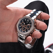  Shop Authentic Guess Edge Chronograph Black Dial Silver Steel Strap Watch For Men - GW0539G1 - Luxxuri