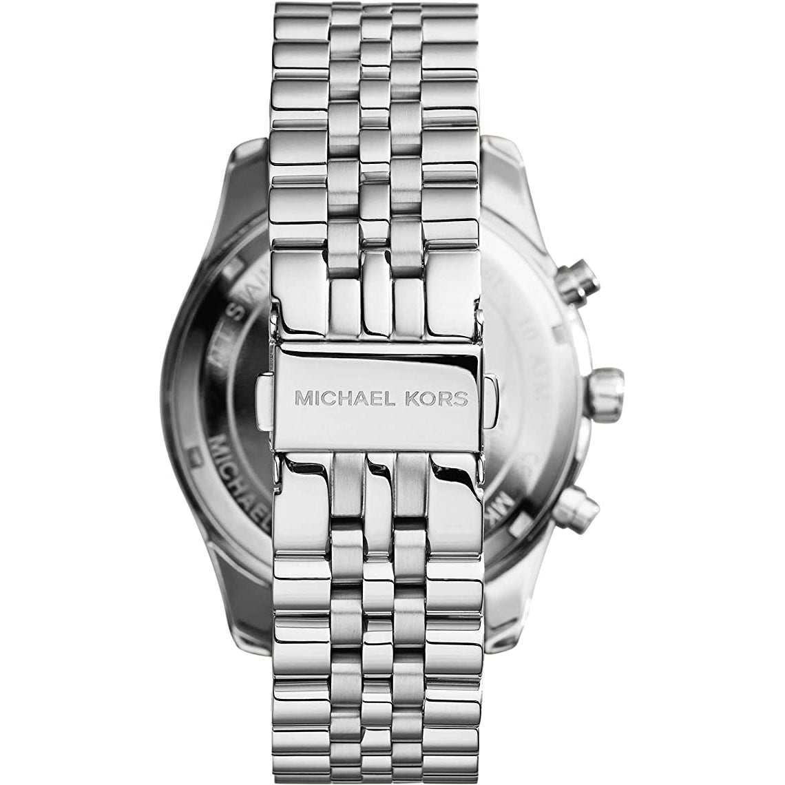  Shop Authentic Michael Kors Lexington Silver Dial Silver Steel Strap Watch for Men - MK8405 - Luxxuri