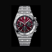  Shop Authentic Breitling Chronomat B01 42 Six Nations Wales Red Dial Silver Steel Strap Watch for Men - AB0134A61K1A1 - Luxxuri