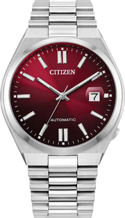  Shop Authentic Citizen Tsuyosa Automatic Red Dial Silver Steel Strap Watch For Men - NJ0150-56W - Luxxuri