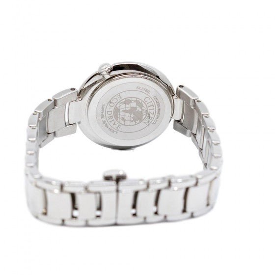  Shop Authentic Citizen Eco Drive Silver Stainless Steel Strap Watch For Women - EM0331-52 - Luxxuri